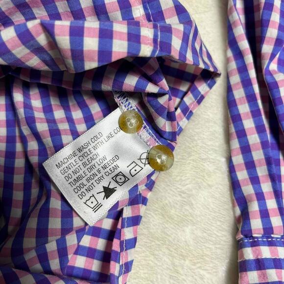 Orvis Performance Button Up Womens Medium Vented Hiking Shirt Pastel Purple Pink - Picture 7 of 10